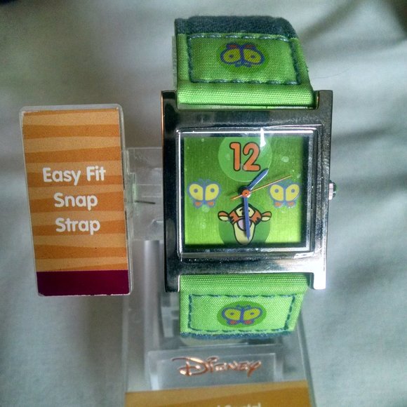 Vintage Rare Collectible Fashion Tigger Green Blue Wristwatch main image 9
